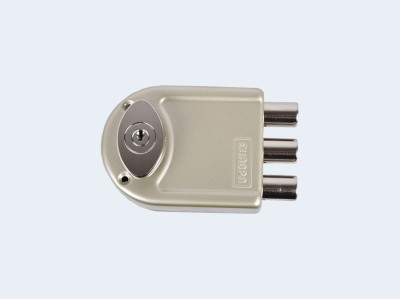 EUROPA DIMPLE KEY MAIN DOOR LOCK WITH 3 DEAD BOLT FOR HIGHEST SECURITY (LOCKABLE KNOB)