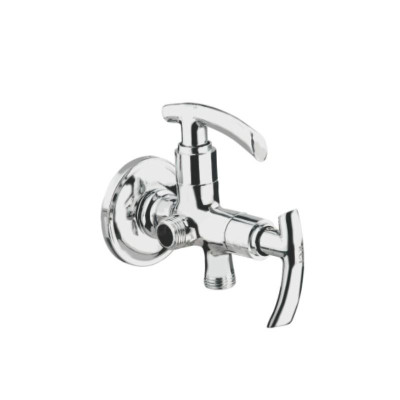 KCI Skoda 2 IN 1 Angle Cock With Brass Flange SKD-18