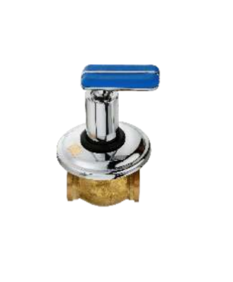 KCI flota koolor concealed stop cock with brass exposed parts 20mm FTK-06