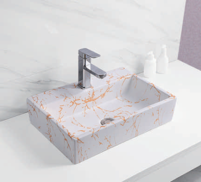 Evaan Matt Marble table top art basin SF 9553-7