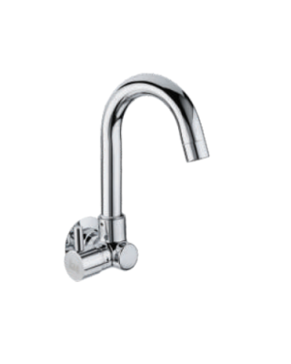 KCI Kingdom Right Hand Sink Cock Swinging Spout With Brass Flange KDM-11