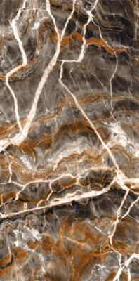 Livolla Highglossy cracon brown tiles  600 x 1200 mm