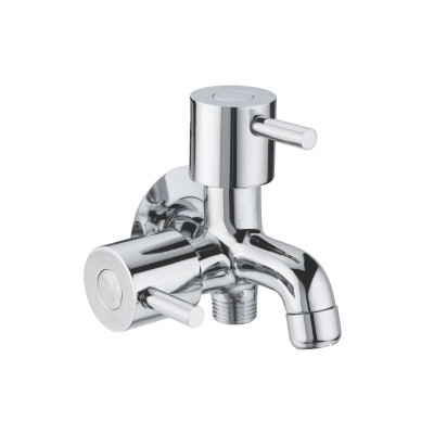 KCI CARGO 2 in 1 bib cock with brass flange CRG-17