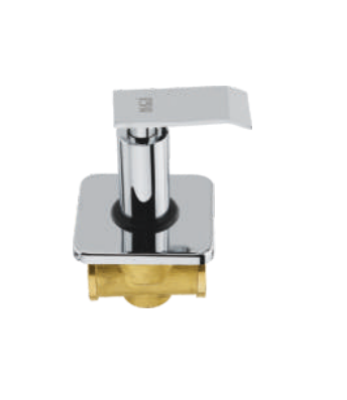 KCI Cubik Q.T. Medium Flush Cock With Brass Exposed Parts CBK-19