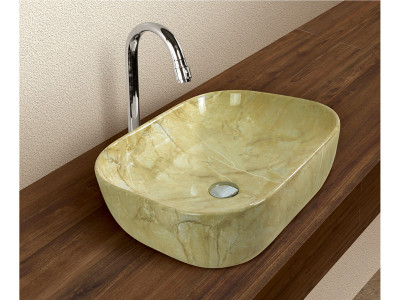 VIDA BREEZA D13 MARBLE PRINT TABLE TOP ART BASIN