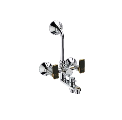 KCI KUDOZE 3 in 1 wall mixer with brass bend & leg set KDZF-14