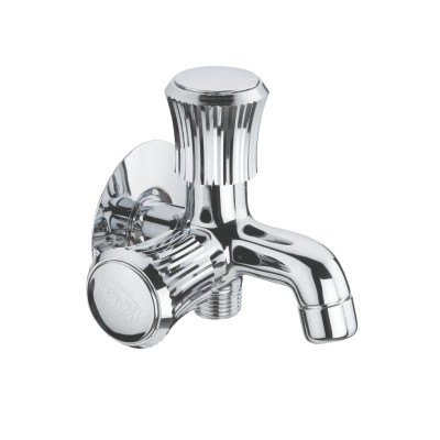 KCI LIGHT CRYSTAL 2 in 1 bio cock with flang  CRL-17