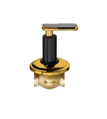 KCI KUDOZE GOLD concealed stop cock with brass exposed parts KDZFG-05