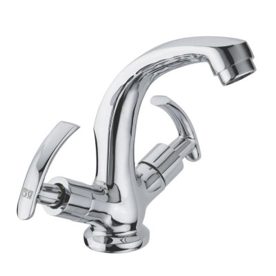 KCI Skoda Center Hole Basin Mixer With Brass Stud SKD-16