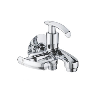 KCI Skoda 2 IN 1 Bib Cock With Brass Flange SKD-17