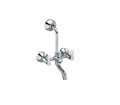 KCI Keeve 2 IN 1 Wall Mixer With Brass Bend & Leg Set Tik Tik KEV-12