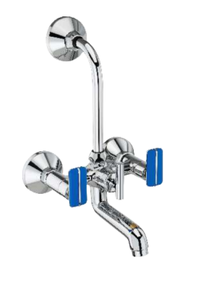 KCI flota koolor 2 in 1 wall mixer with brass crutch & leg set FTK-13