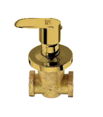 KCI CLICK GOLD Q.T. flush cock heavy with brass  exposed parts  CLKG-20