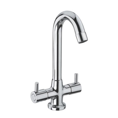 KCI Vista Center Hole Basin Mixer With Brass Stud VST-16