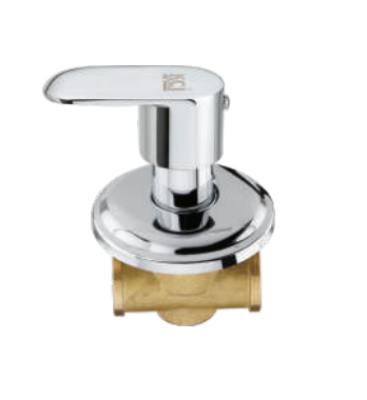 KCI CLICK Q.T. flush cock medium with brass  exposed parts CLK-19