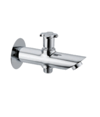 KCI New Umbrella bath tub button spout with brass flange NUB-24