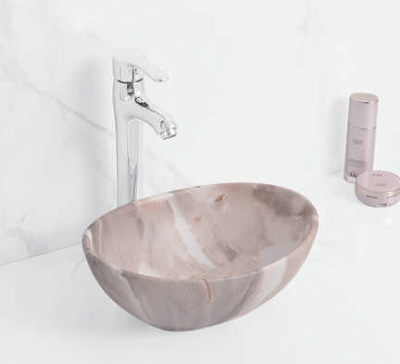 Evaan Matt Marble table top art basin SF 9516A-11