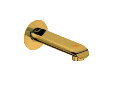 KCI CLICK GOLD  bath tub spout with brass flange CLKG-23