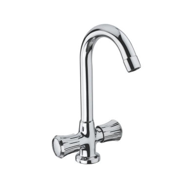 KCI MEDIUM CRYSTAL  center hole basin mixer with brass stud MCR-16