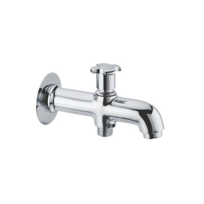 KCI Vista Bath Tub Button Spout With Flange VST-24
