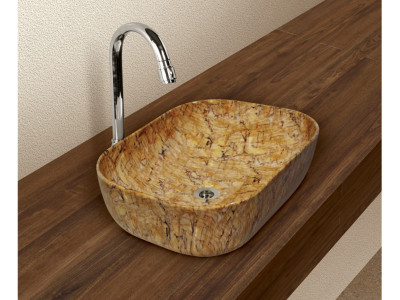 VIDA BREEZA D4 MARBLE PRINT TABLE TOP ART BASIN