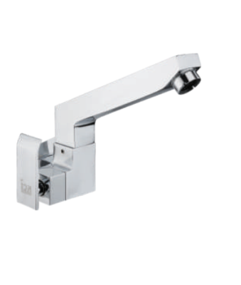KCI Cubik Right Hand Sink Cock Swinging Spout With Brass Flange CBK-11