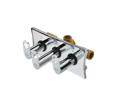 KCI Ornamax 4 Way Diverter With Brass Exposed Parts ORM-22