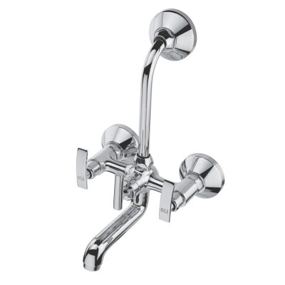 KCI NEW RADHE 2 in 1 wall mixer with brass bend & leg set NRD-12