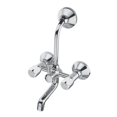 KCI SAFARI  2 in 1 wall mixer with brass bend & leg set tik tik SFR-12