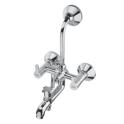 KCI fusion 3 in 1 wall mixer with brass bend & leg set FSN-14