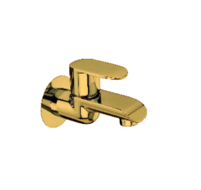 KCI CLICK GOLD bib cock with brass flange CLKG-01