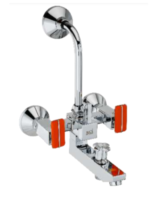 KCI Koolor 3 IN 1 Wall Mixer With Brass Bend & Leg Set KLR-14