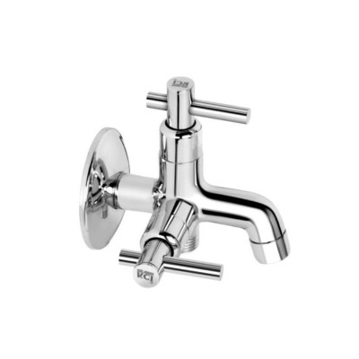 KCI Mini Krishna 2 IN 1 Bib Cock With Flange MKSN-17
