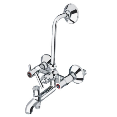 KCI Vista 3 IN 1 Wall Mixer With Brass Bend & Leg Set VST-14