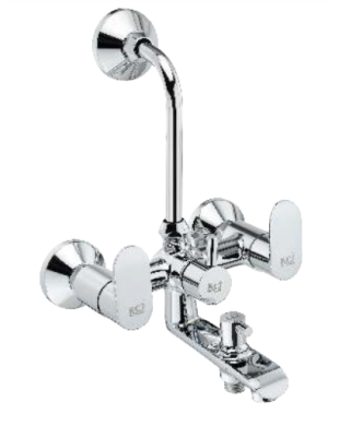 KCI CLICK  3 in 1 wall mixer with brass  bend & leg set CLK-14