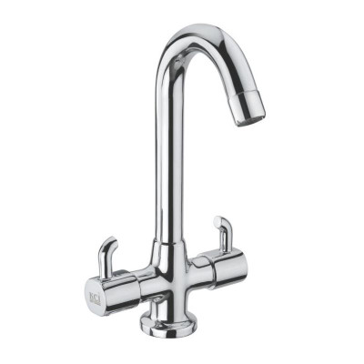 KCI Keta Center Hole Basin Mixer With Brass Stud KT-16