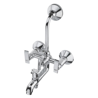 KCI Mk Optra 3 IN 1 Wall Mixer With Brass Bend & Leg Set MKO-14