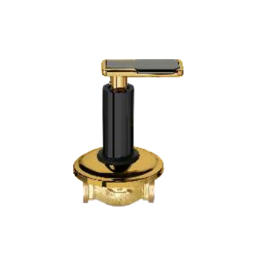KCI KUDOZE GOLD concealed stop cock with brass exposed parts KDZFG-06