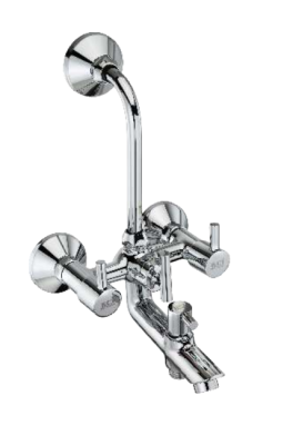 KCI Kingdom 3 IN 1 Wall Mixer With Brass Bend & Leg Set KDM-14