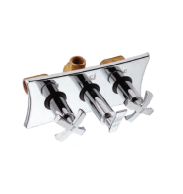 KCI New Umbrella 4 way diverter with brass exposed parts NUB-22