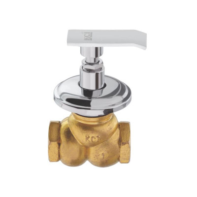 KCI Mk Optra Concealed Stop Cock With Brass Exposed Parts 15mm MKO-05-Light