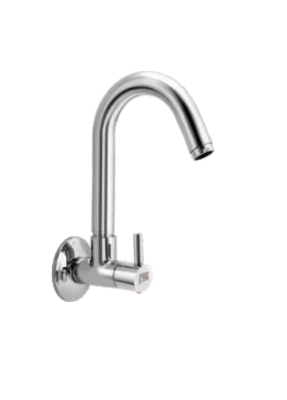 KCI Kingdom Sink Cock Swinging Spout With Brass Flange KDM-09