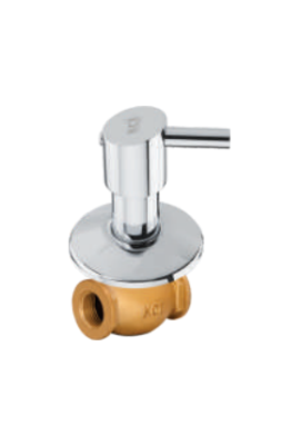 KCI Kingdom Concealed Stop Cock With Brass Exposed Parts 20mm KDM-06